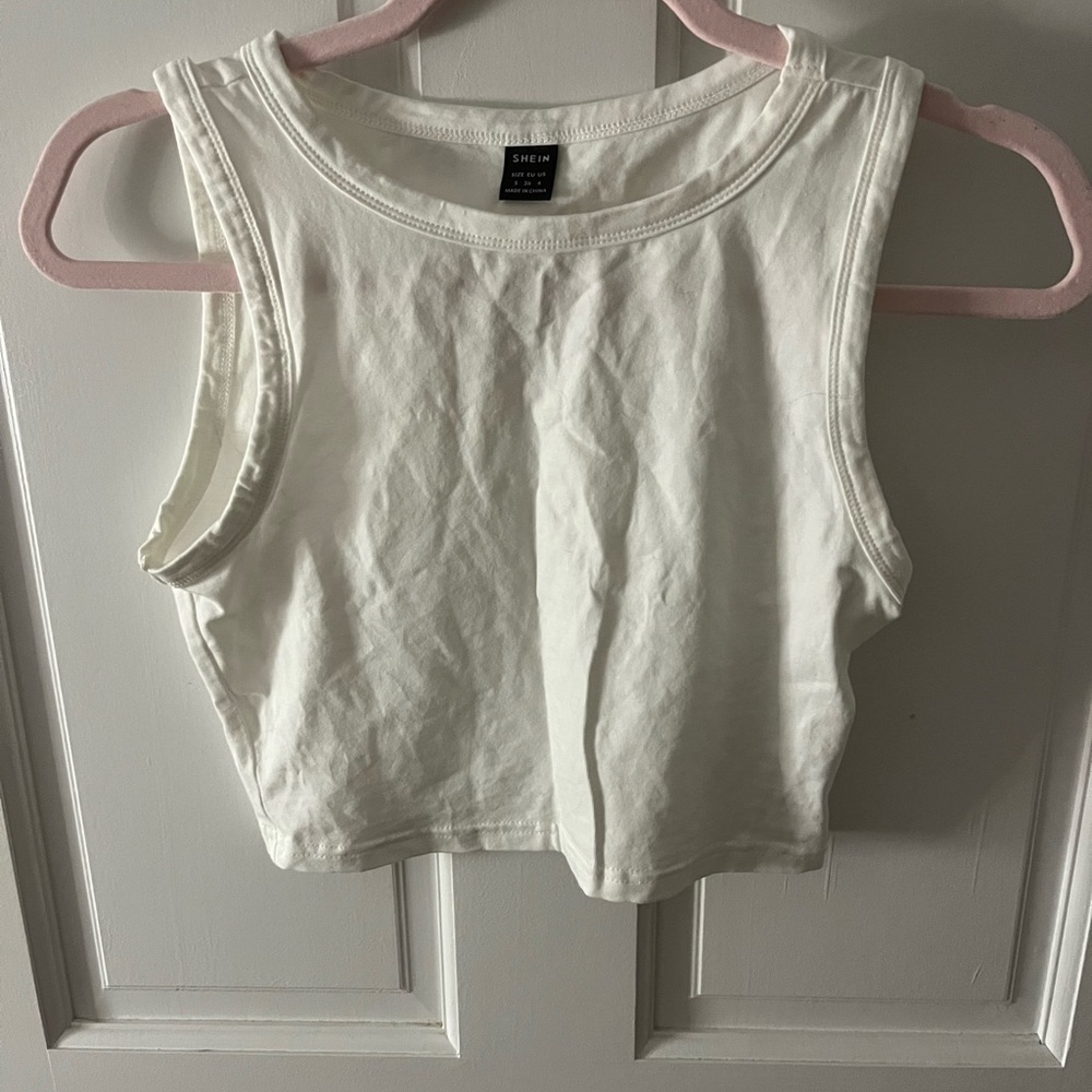 white tank form shein